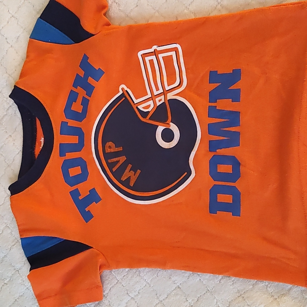Garanimals orange sleeveless top for little boys.